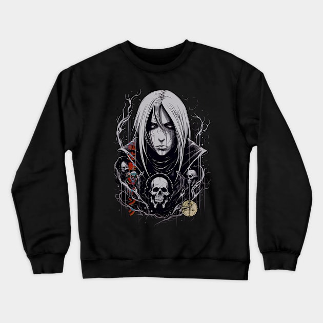 Tokyo Zombie 4 Crewneck Sweatshirt by Beni-Shoga-Ink